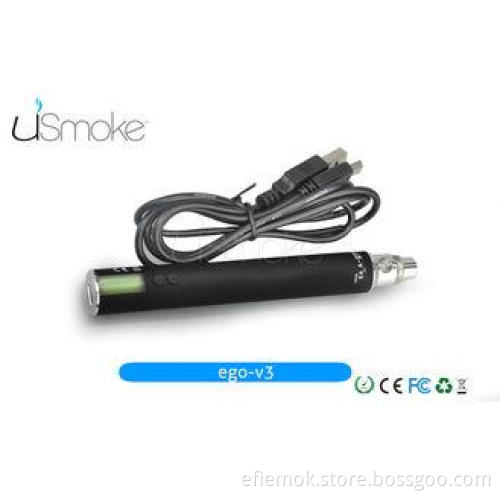 1300mAh VV Li polymer E Cig Batteries 510 901 Atomizer EGO-